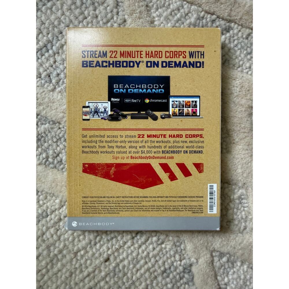 Beachbody 22 Minute Hard Corps DVD Workout Program 2 Disc Set Tony Horton - Picture 4 of 4